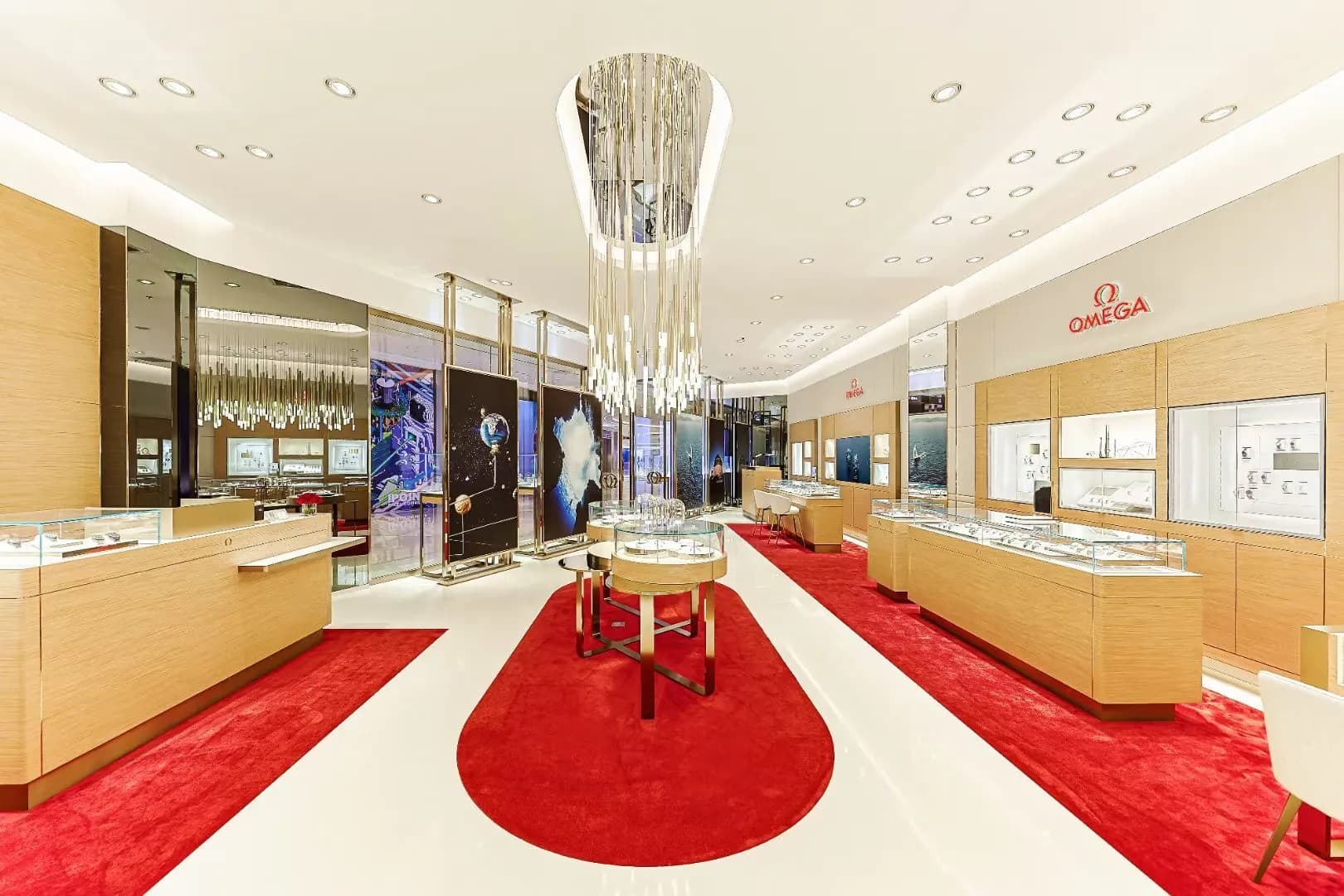 OMEGA 精品店内装
